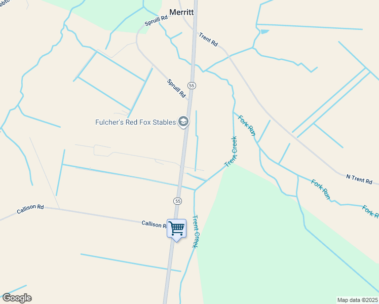 map of restaurants, bars, coffee shops, grocery stores, and more near 20587 North Carolina 55 in Oriental