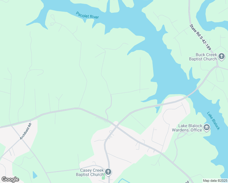 map of restaurants, bars, coffee shops, grocery stores, and more near 101 Ruth Lane in Chesnee