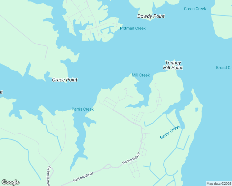 map of restaurants, bars, coffee shops, grocery stores, and more near 91 Oyster Point Road in Oriental