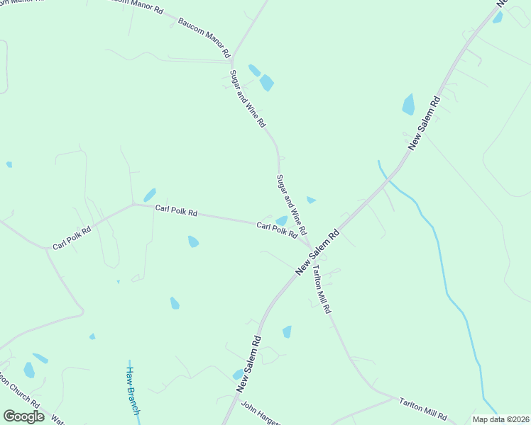 map of restaurants, bars, coffee shops, grocery stores, and more near 7817 Carl Polk Road in Monroe