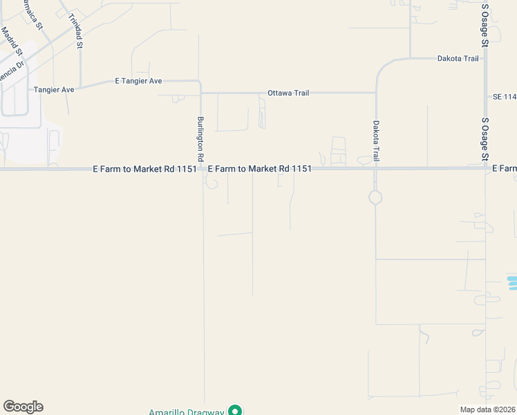 map of restaurants, bars, coffee shops, grocery stores, and more near 11965 Casey Road in Amarillo