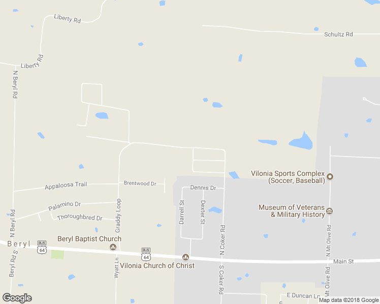 map of restaurants, bars, coffee shops, grocery stores, and more near 71 Waterloo Loop in Vilonia