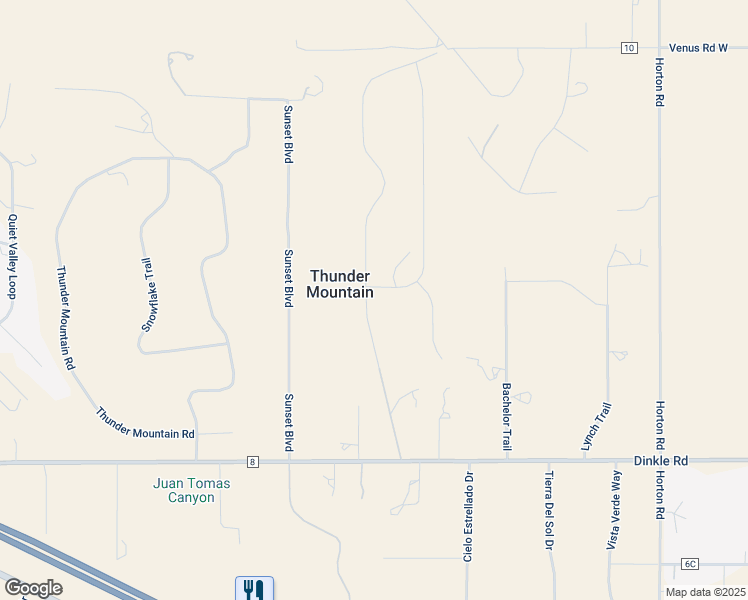 map of restaurants, bars, coffee shops, grocery stores, and more near 38 Abajo Drive in Edgewood