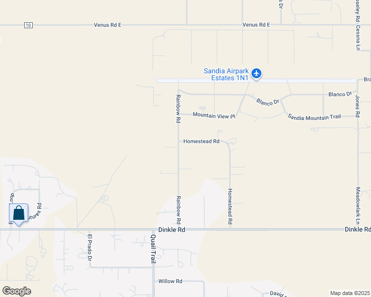 map of restaurants, bars, coffee shops, grocery stores, and more near 40 Rainbow Road in Edgewood