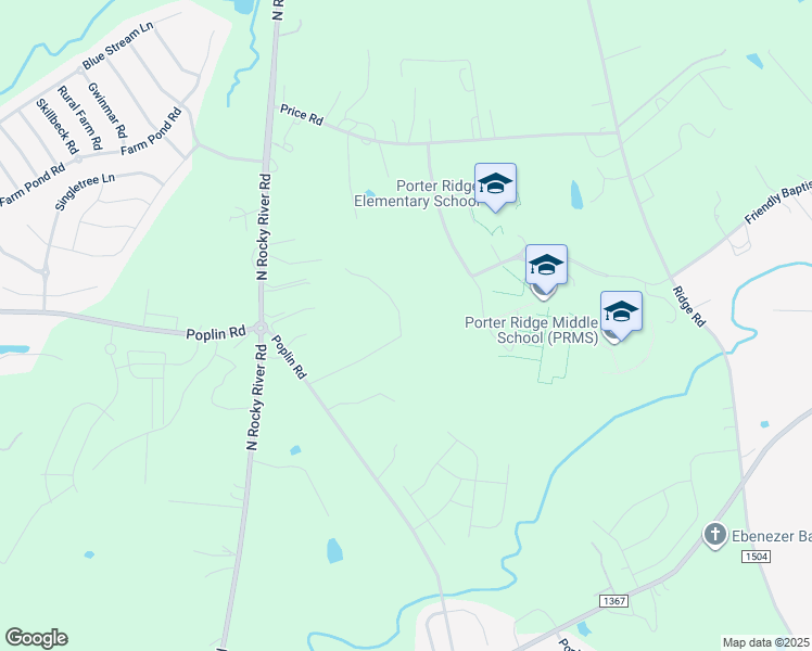 map of restaurants, bars, coffee shops, grocery stores, and more near 1802 Sanctuary Lane in Indian Trail