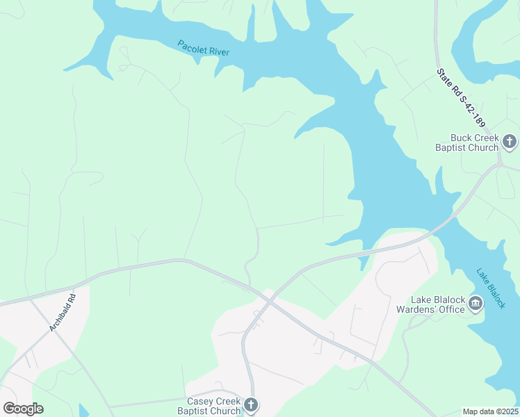 map of restaurants, bars, coffee shops, grocery stores, and more near 101 Ruth Lane in Chesnee