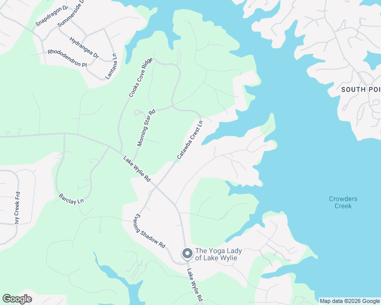 map of restaurants, bars, coffee shops, grocery stores, and more near 292 Catawba Crest Lane in Clover