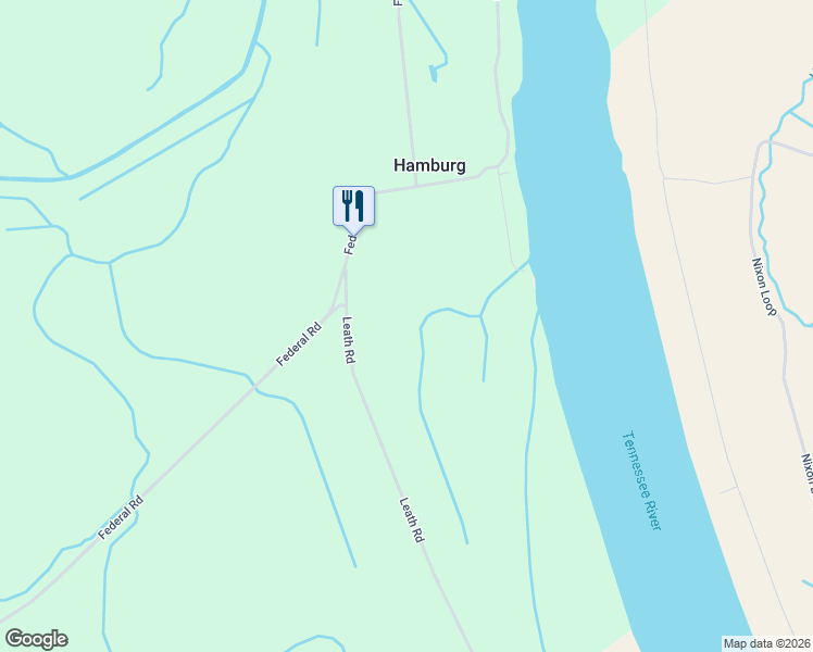 map of restaurants, bars, coffee shops, grocery stores, and more near 15 Leath Road in Counce