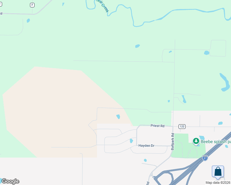 map of restaurants, bars, coffee shops, grocery stores, and more near in Beebe
