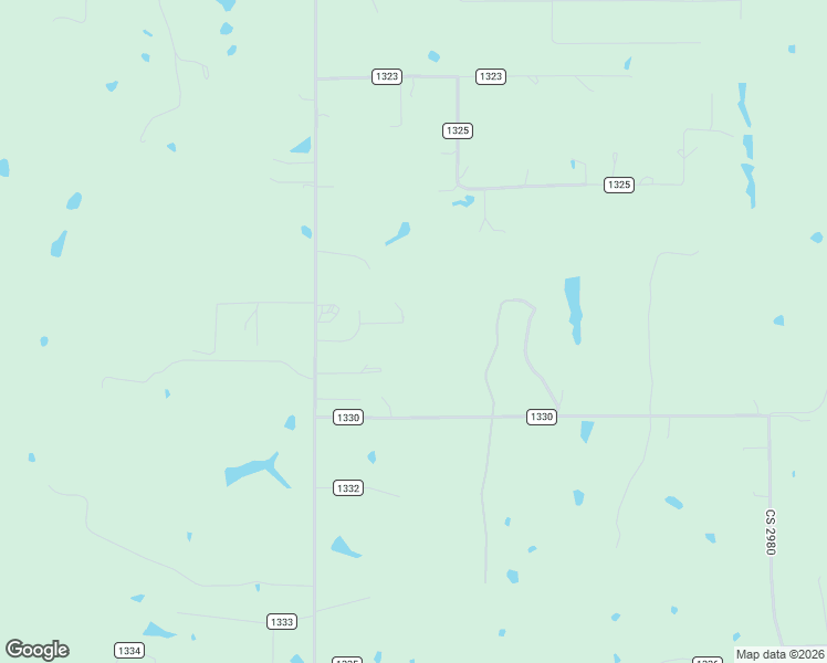 map of restaurants, bars, coffee shops, grocery stores, and more near 2308 County Road 1327 in Blanchard