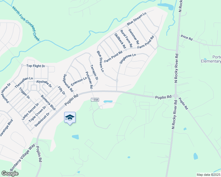 map of restaurants, bars, coffee shops, grocery stores, and more near 1007 Sunflower Lane in Indian Trail
