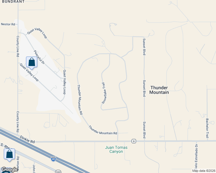 map of restaurants, bars, coffee shops, grocery stores, and more near 59 Thunder Mountain Road in Edgewood
