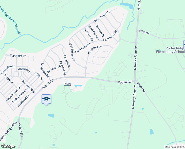 map of restaurants, bars, coffee shops, grocery stores, and more near 1010 Perennial Lane in Indian Trail