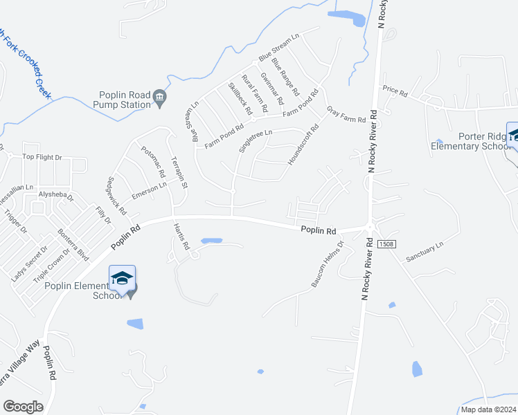 map of restaurants, bars, coffee shops, grocery stores, and more near 1014 Perennial Lane in Indian Trail
