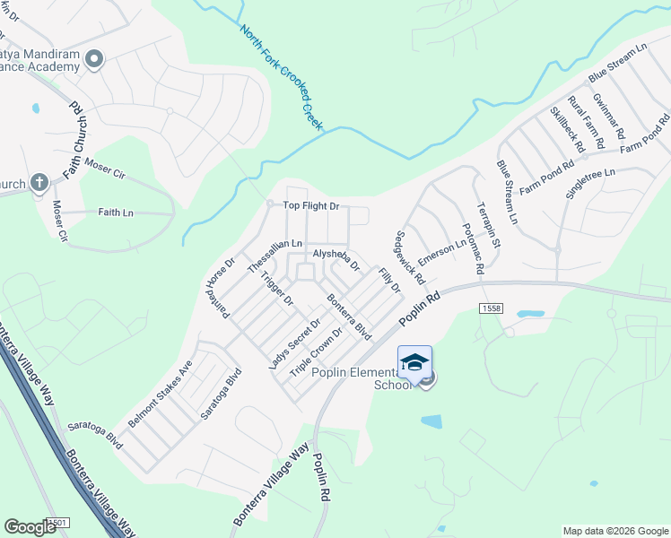map of restaurants, bars, coffee shops, grocery stores, and more near 4128 Twenty Grand Drive in Indian Trail