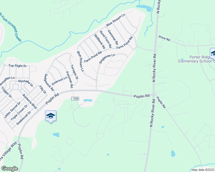 map of restaurants, bars, coffee shops, grocery stores, and more near 1014 Perennial Lane in Indian Trail