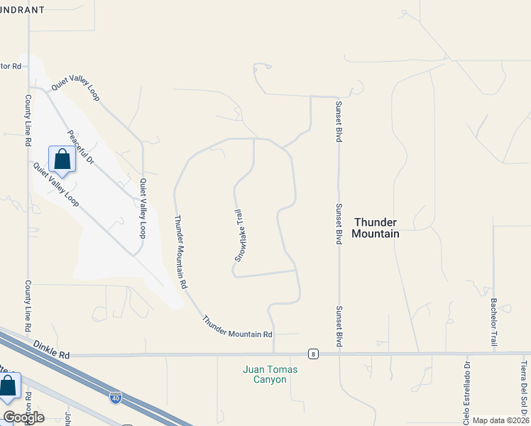 map of restaurants, bars, coffee shops, grocery stores, and more near 59 Thunder Mountain Road in Edgewood