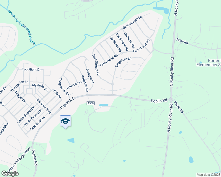 map of restaurants, bars, coffee shops, grocery stores, and more near 1002 Sunflower Lane in Indian Trail
