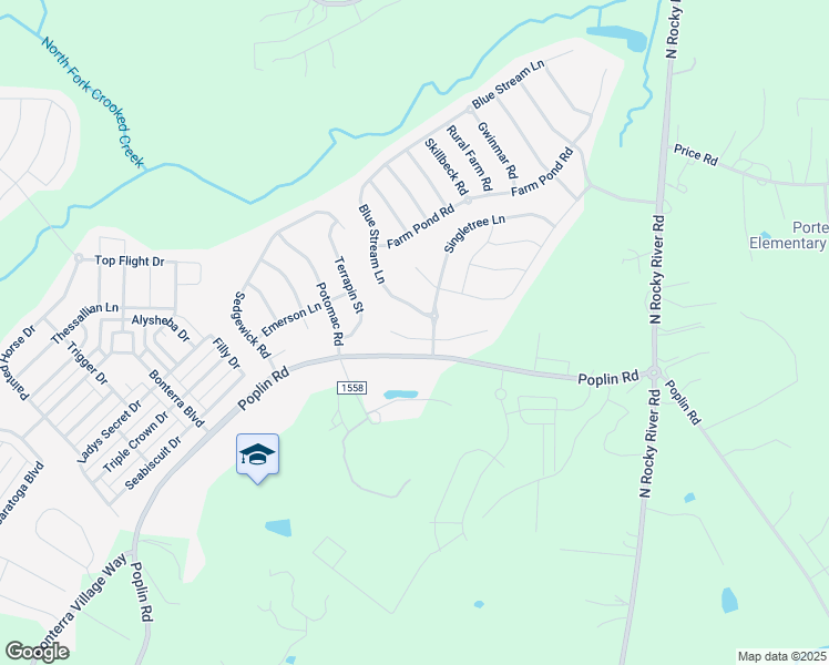 map of restaurants, bars, coffee shops, grocery stores, and more near 1006 Sunflower Lane in Indian Trail