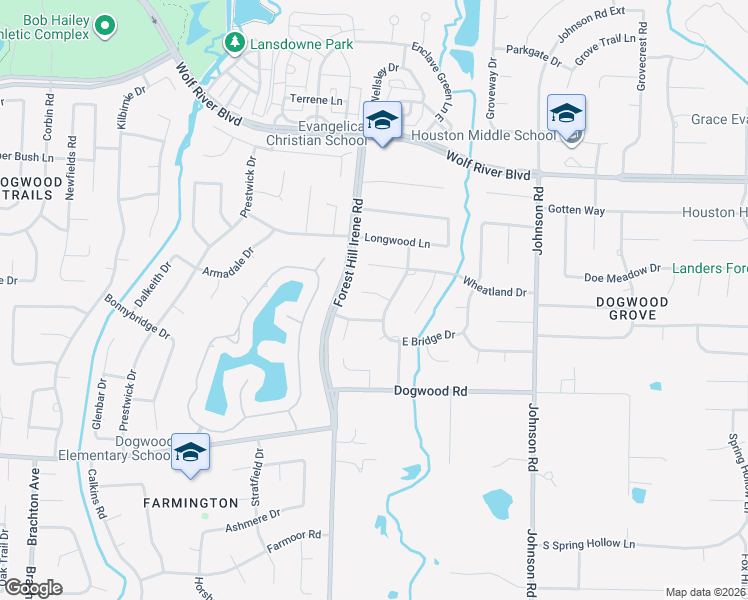 map of restaurants, bars, coffee shops, grocery stores, and more near 9159 Greenbrier Cove in Germantown