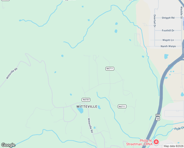 map of restaurants, bars, coffee shops, grocery stores, and more near 106 Forest Ridge Road in Poteau