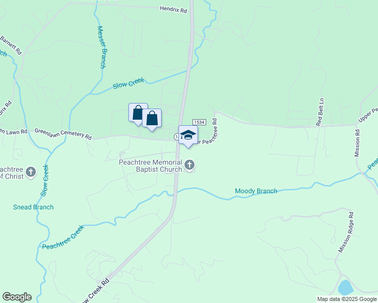 map of restaurants, bars, coffee shops, grocery stores, and more near 1660 North C in Murphy