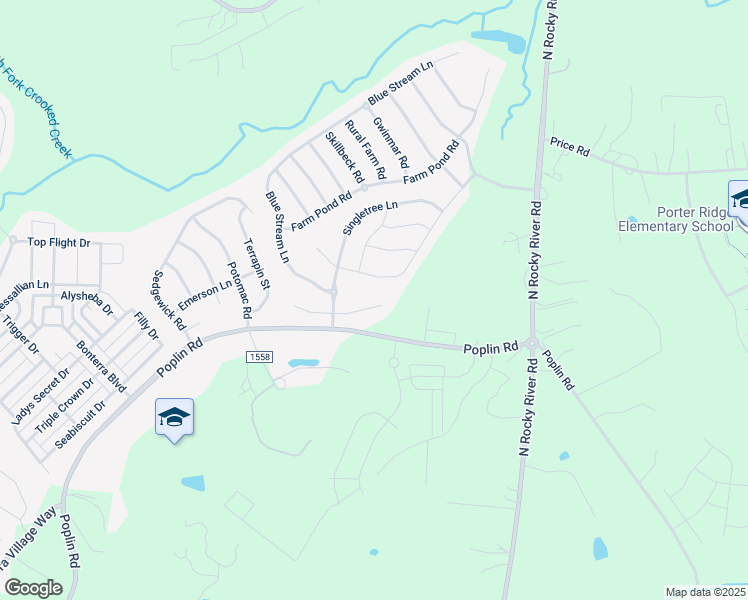 map of restaurants, bars, coffee shops, grocery stores, and more near 1015 Perennial Lane in Indian Trail