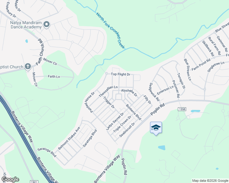 map of restaurants, bars, coffee shops, grocery stores, and more near 1118 Cigar Lane in Indian Trail