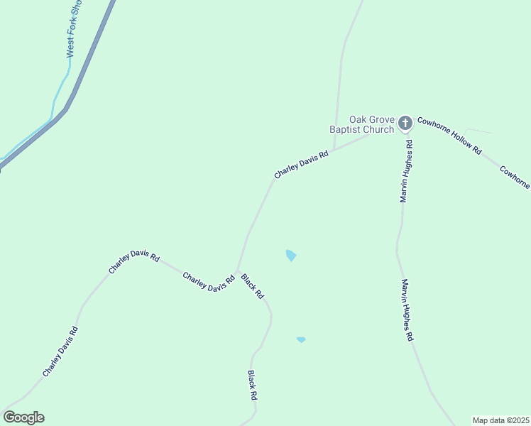 map of restaurants, bars, coffee shops, grocery stores, and more near 2040 Charley Davis Road in Prospect