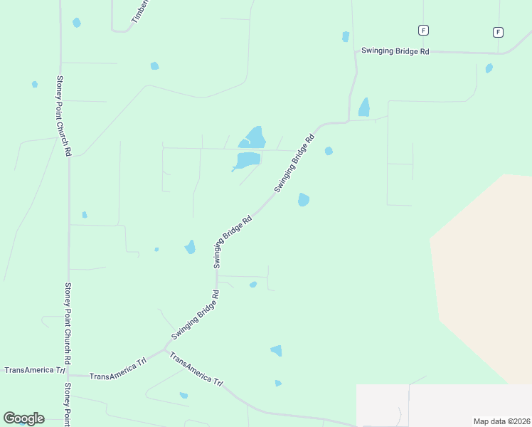 map of restaurants, bars, coffee shops, grocery stores, and more near 611 Swinging Bridge Road in Beebe