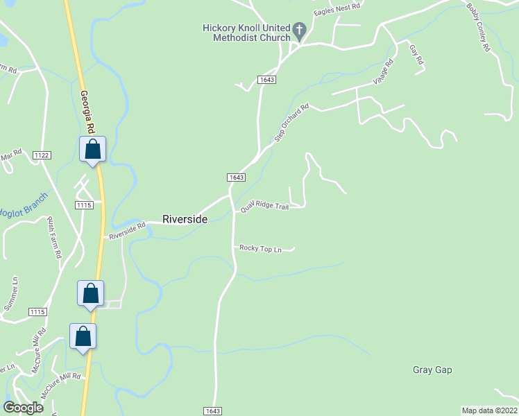 map of restaurants, bars, coffee shops, grocery stores, and more near 101 Quail Ridge Trail in Franklin
