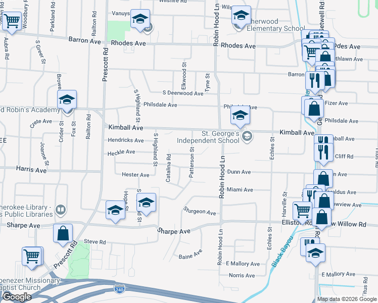 map of restaurants, bars, coffee shops, grocery stores, and more near 1486 Patterson Street in Memphis