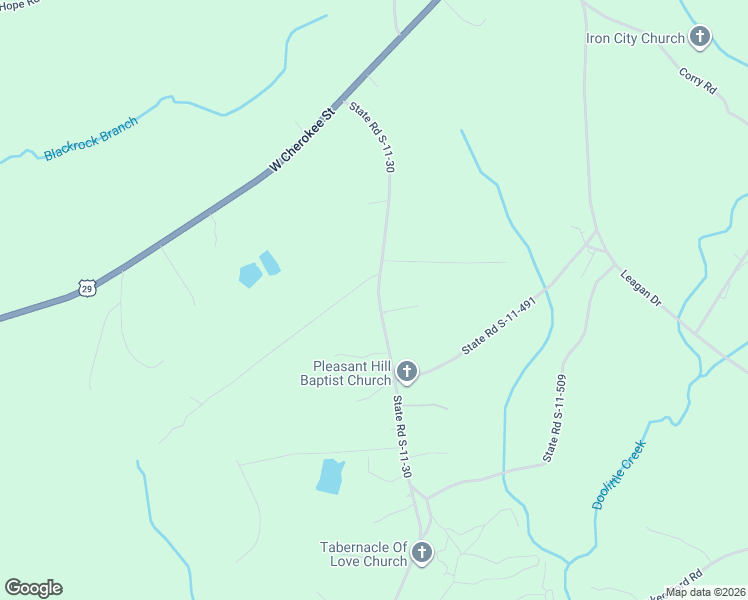 map of restaurants, bars, coffee shops, grocery stores, and more near 341 Cherokee Falls Road in Blacksburg