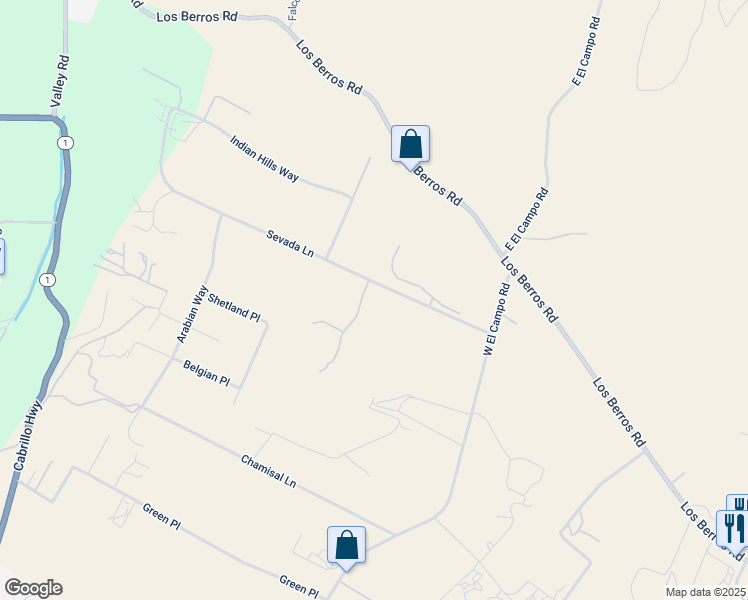 map of restaurants, bars, coffee shops, grocery stores, and more near 175 Michael Lane in Arroyo Grande