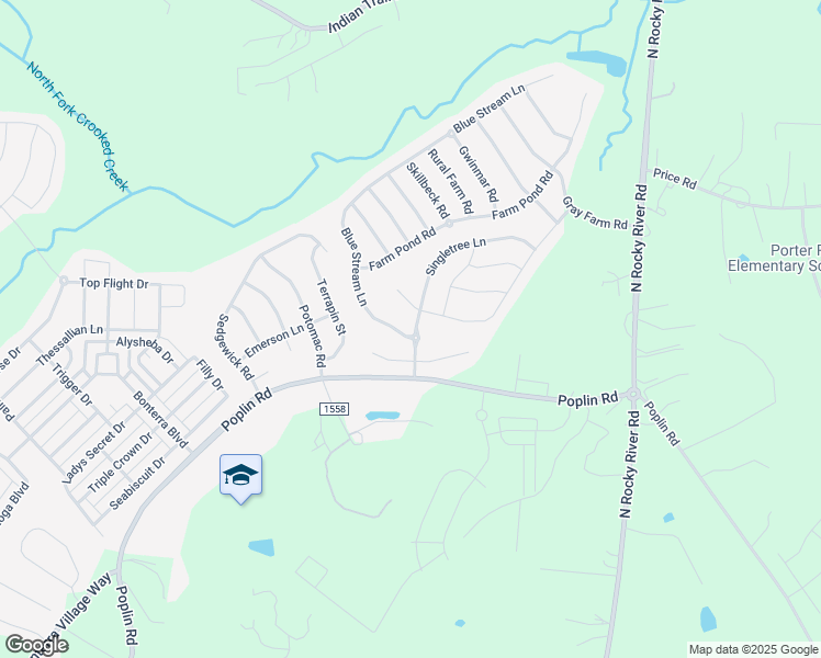 map of restaurants, bars, coffee shops, grocery stores, and more near 4002 Singletree Lane in Indian Trail
