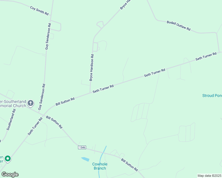 map of restaurants, bars, coffee shops, grocery stores, and more near 990 Seth Turner Road in Deep Run