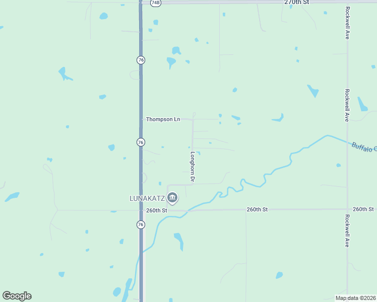 map of restaurants, bars, coffee shops, grocery stores, and more near 26368 Longhorn Drive in Blanchard