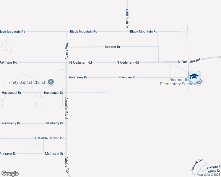 map of restaurants, bars, coffee shops, grocery stores, and more near 2154 Riverview Drive in Bullhead City
