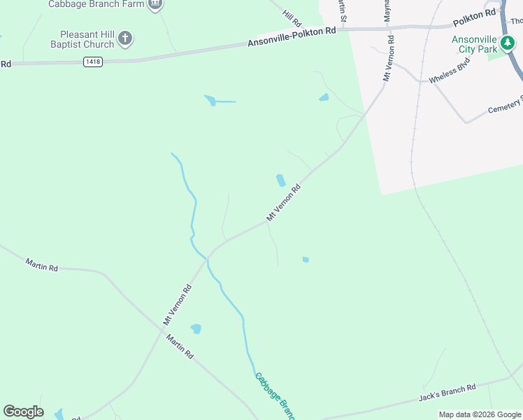 map of restaurants, bars, coffee shops, grocery stores, and more near 726 Mount Vernon Road in Wadesboro