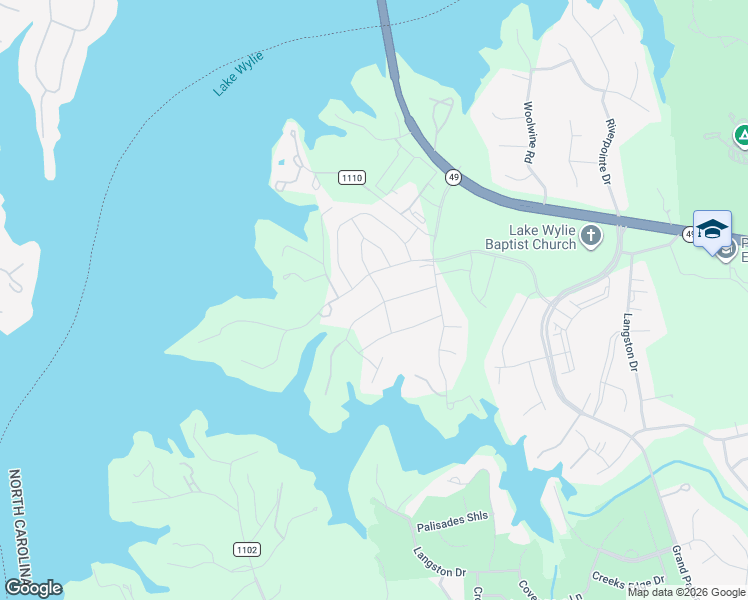 map of restaurants, bars, coffee shops, grocery stores, and more near 15801-15999 Chatfield Drive in Charlotte