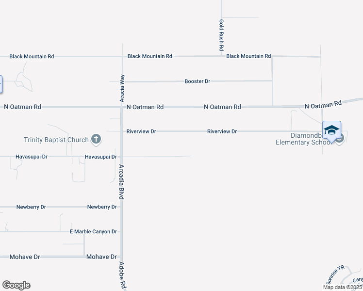 map of restaurants, bars, coffee shops, grocery stores, and more near 2154 Riverview Drive in Bullhead City
