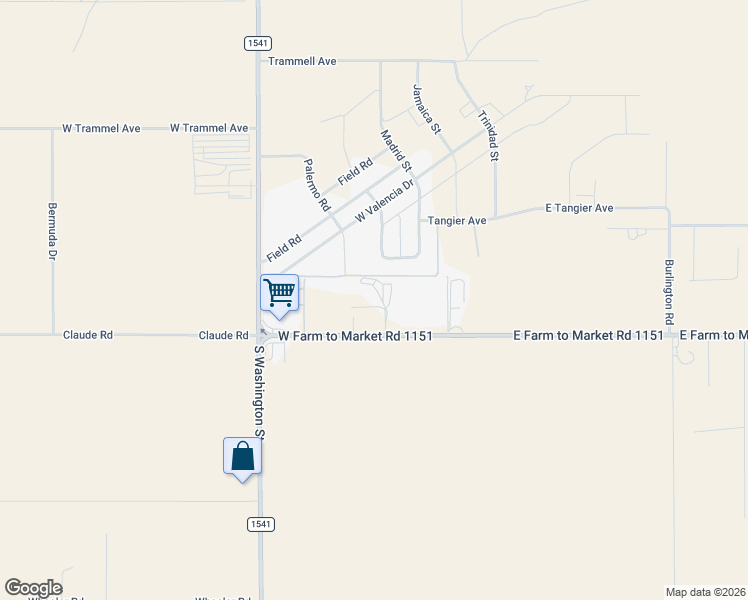 map of restaurants, bars, coffee shops, grocery stores, and more near 506 West Fm 1151 in Amarillo