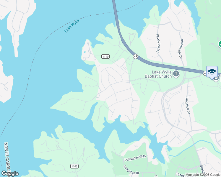 map of restaurants, bars, coffee shops, grocery stores, and more near 15801-15999 Chatfield Drive in Charlotte