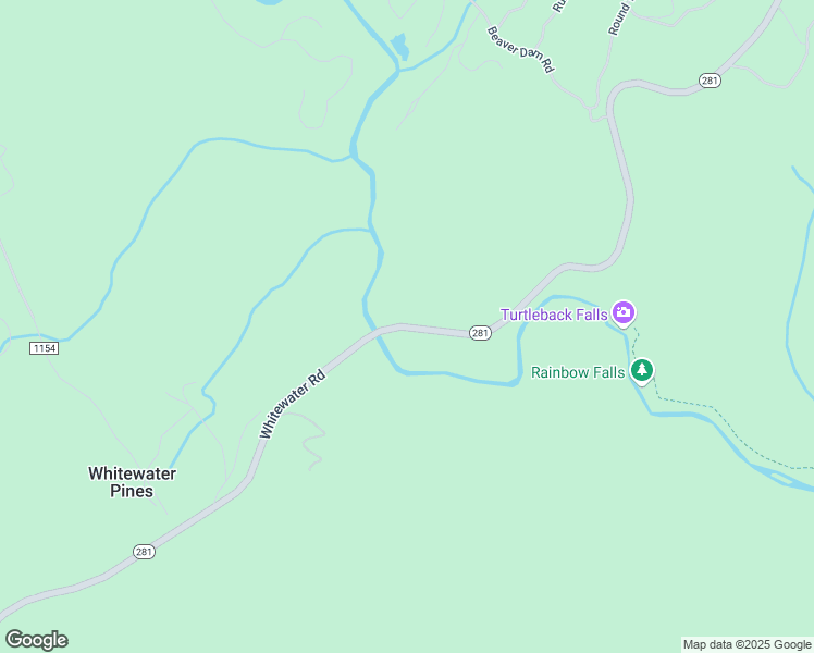 map of restaurants, bars, coffee shops, grocery stores, and more near North Carolina 281 in Sapphire