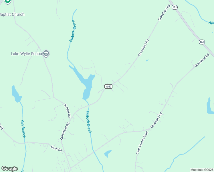 map of restaurants, bars, coffee shops, grocery stores, and more near 1385 Crossland Road in Clover