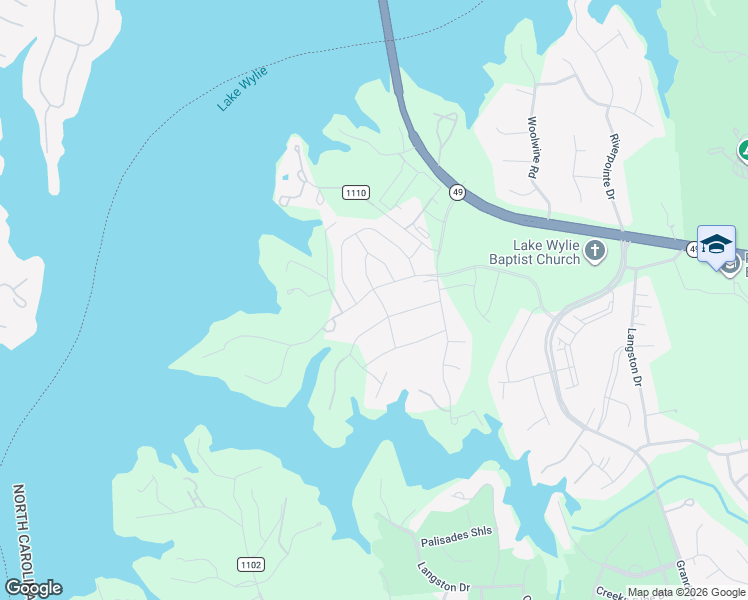 map of restaurants, bars, coffee shops, grocery stores, and more near 15801-15999 Chatfield Drive in Charlotte