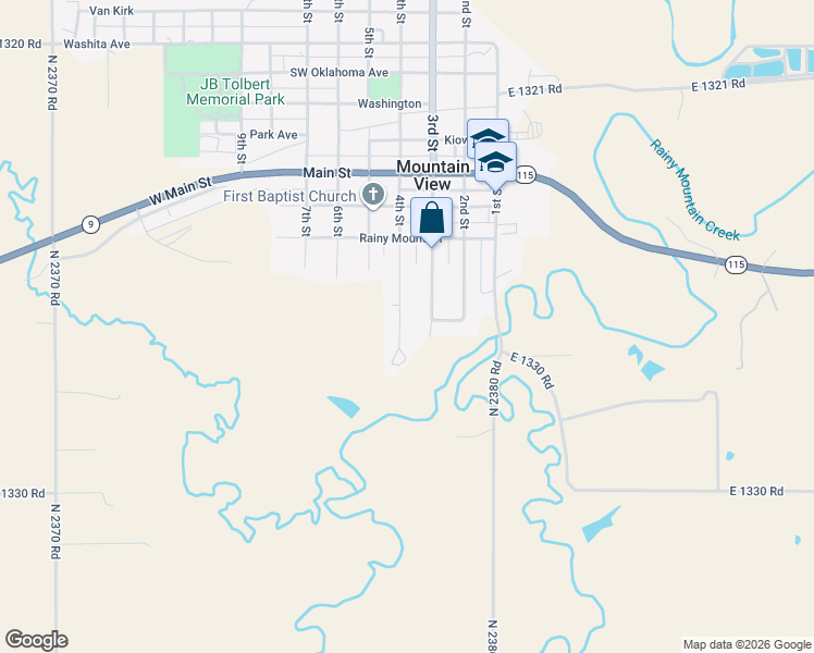 map of restaurants, bars, coffee shops, grocery stores, and more near 521 4th Street in Mountain View