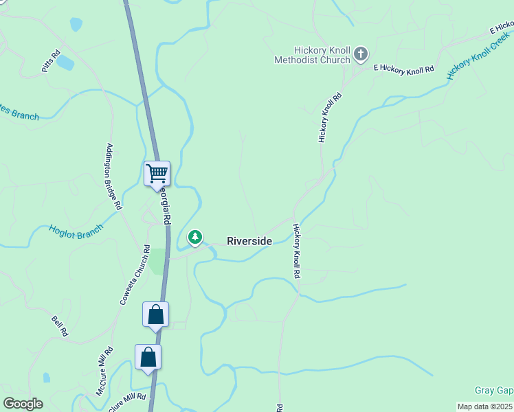 map of restaurants, bars, coffee shops, grocery stores, and more near 410 Riverside Road in Franklin