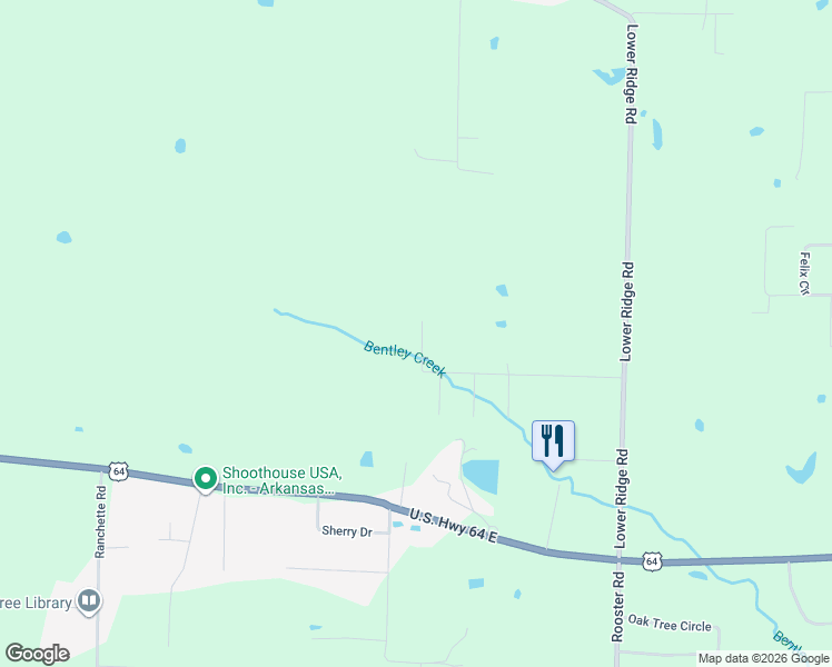 map of restaurants, bars, coffee shops, grocery stores, and more near 53 Valley Road in Conway