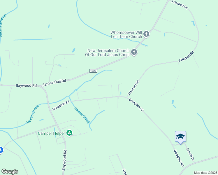 map of restaurants, bars, coffee shops, grocery stores, and more near 4052 Landover Drive in Fayetteville